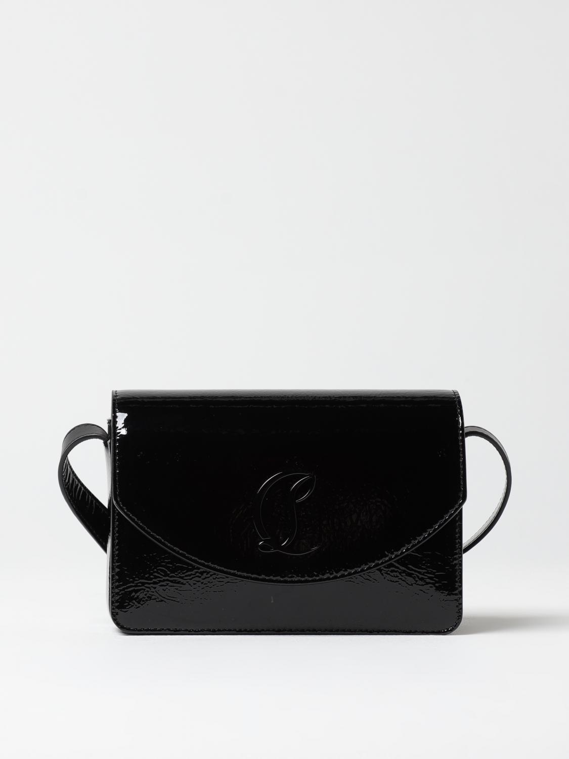 Christian Louboutin Flap Shoulder Bag In Black