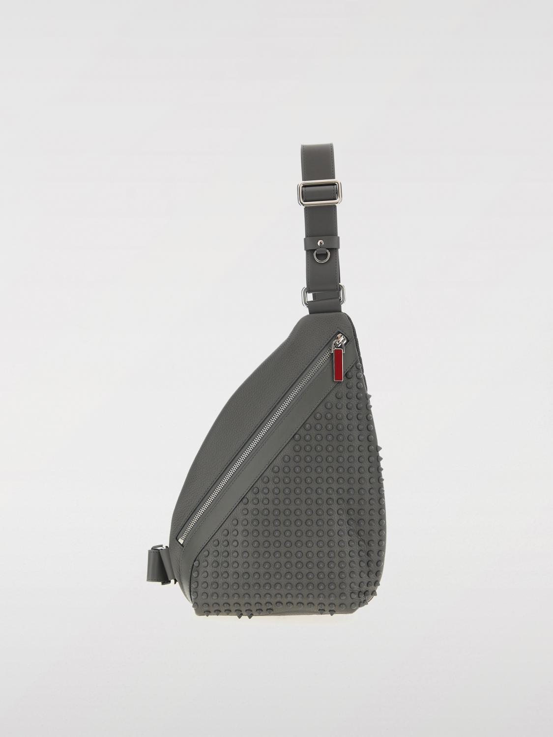 Christian Louboutin Belt Bag Men Color Grey In Grey
