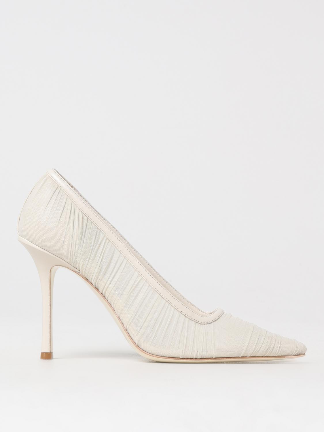 Jimmy Choo Pointed High Heels In Ivory