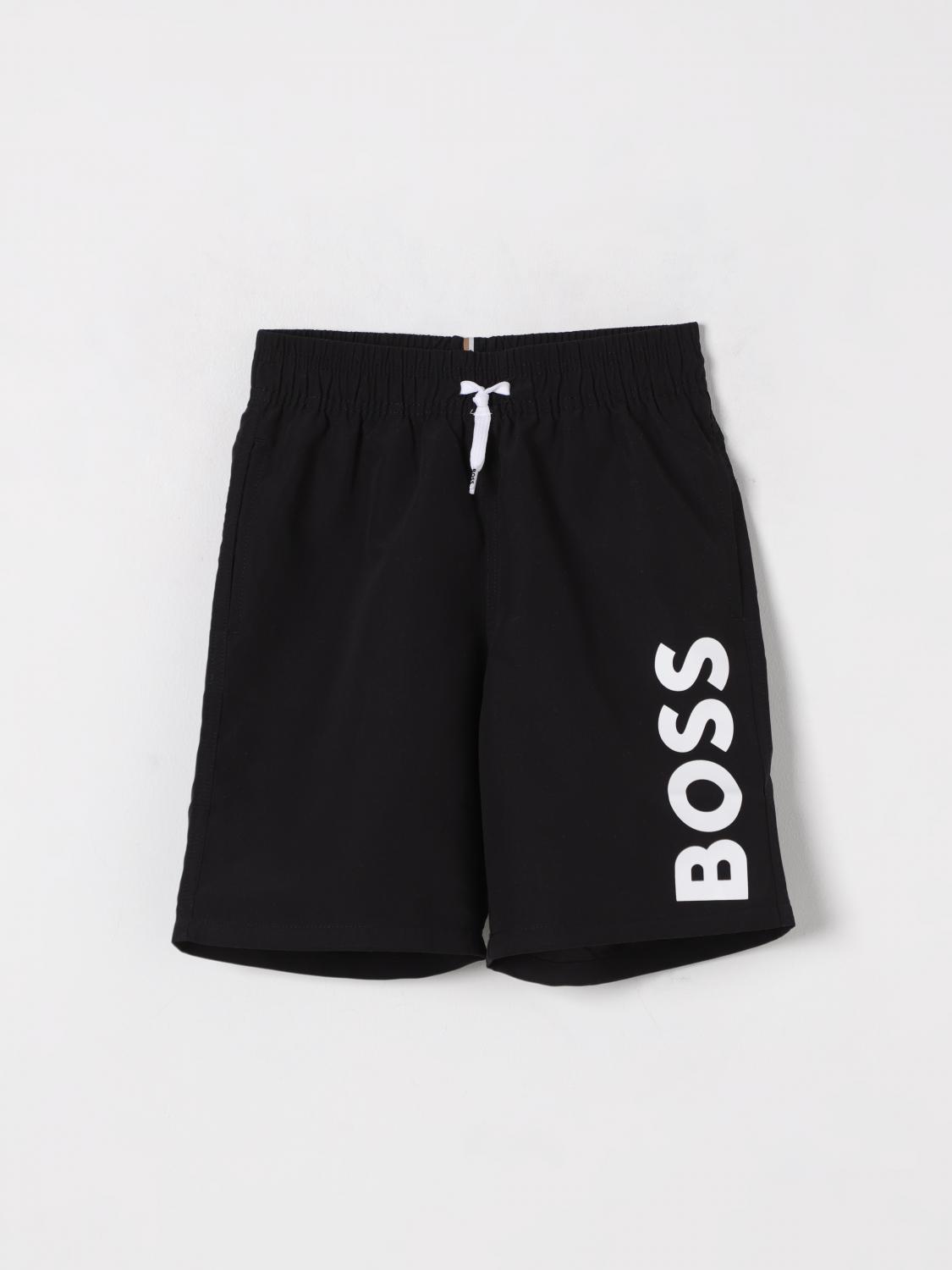 Hugo Boss Swimsuit Boss Kids Color Black In Black