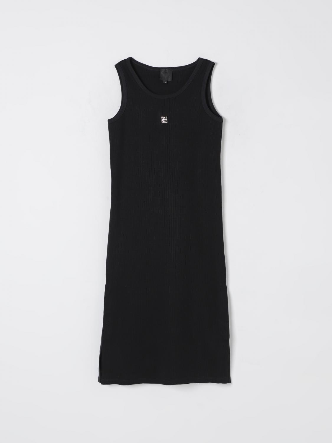 Givenchy Women's Tank Dress In Cotton With 4g Detail In Black