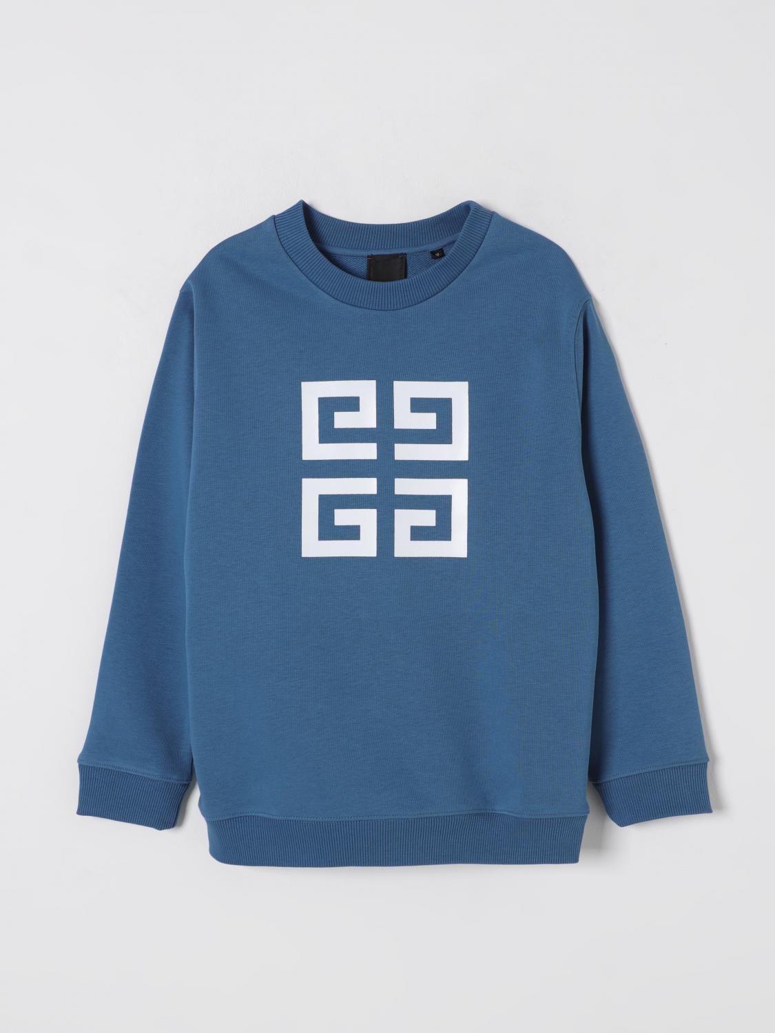 Givenchy Kids Sweatshirt In Blue