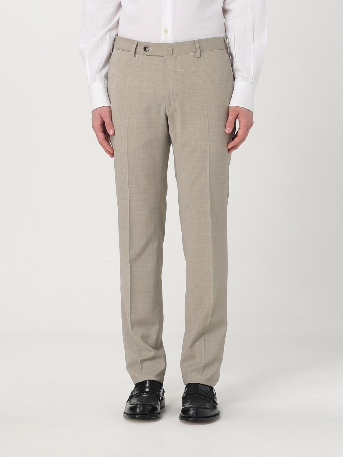 Pt Torino Pants Men Color Beige In Beige