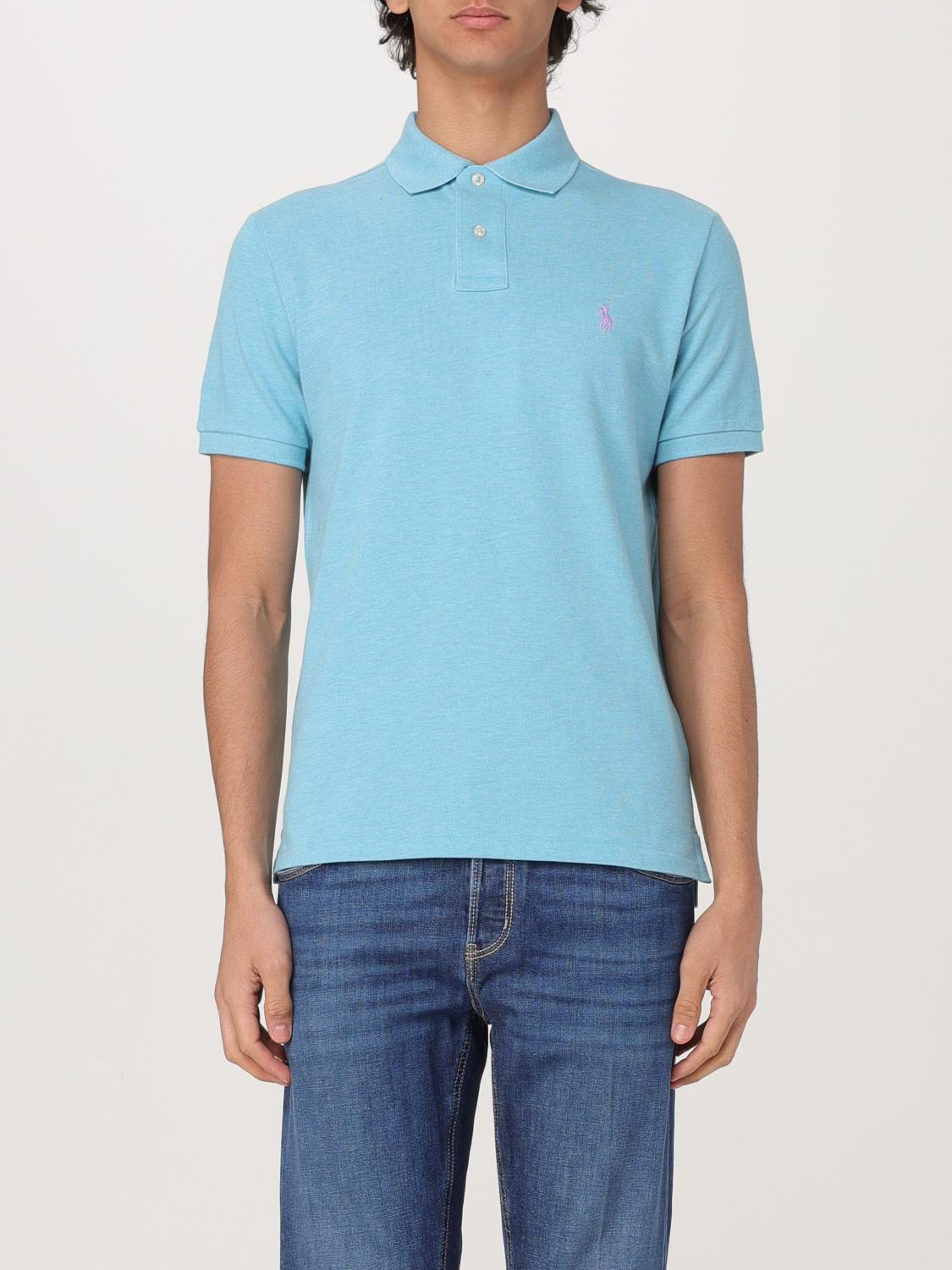 Polo Ralph Lauren Embroidered-logo Polo Shirt In Turquoise