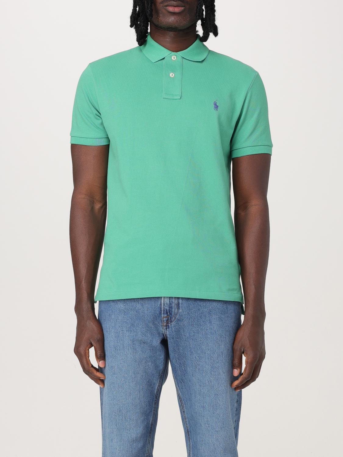 Polo Ralph Lauren Polo Shirt Men Color Green In Green
