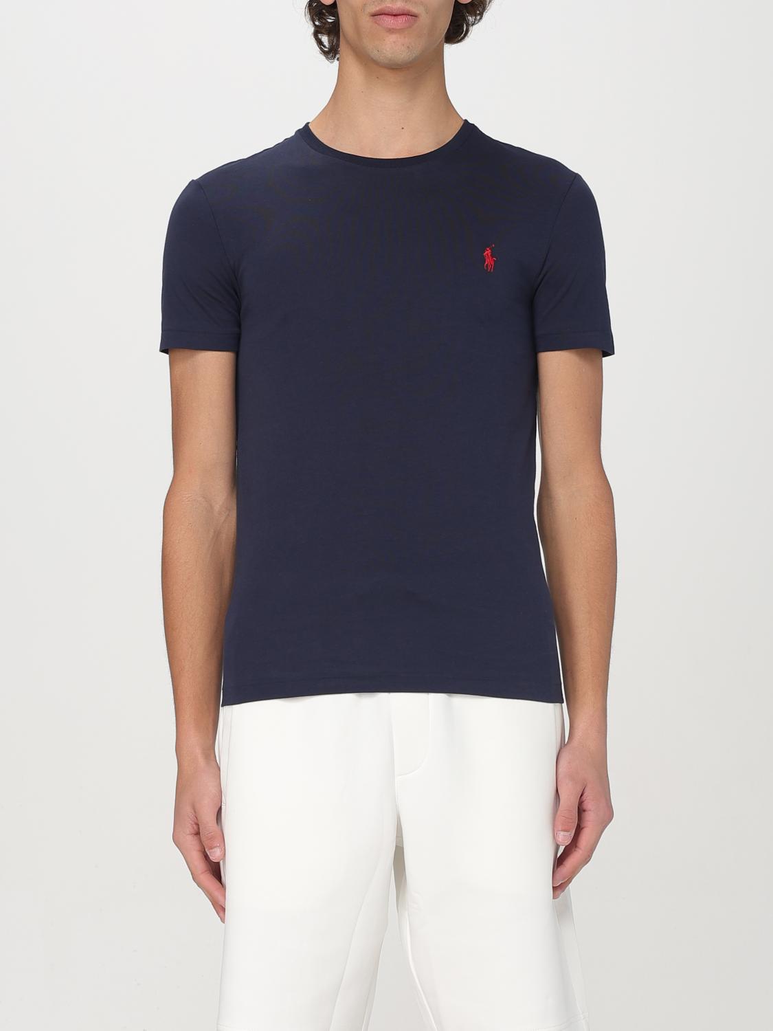 Polo Ralph Lauren Logo T-shirt In Blue