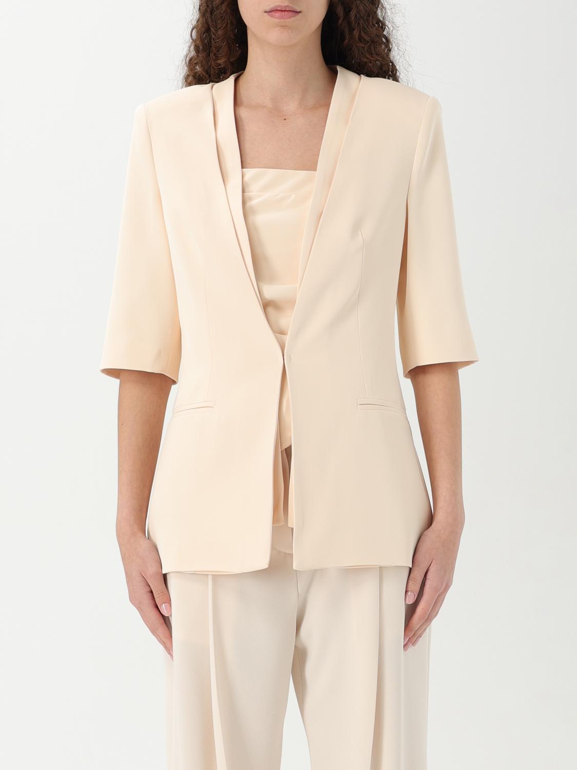 H Couture Blazer Woman Color Ivory In Ivory
