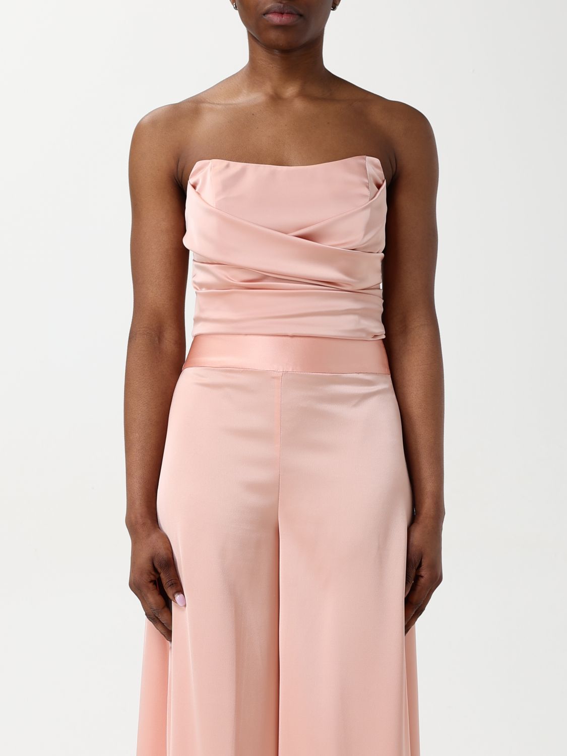H Couture Top Woman Color Pink In Pink