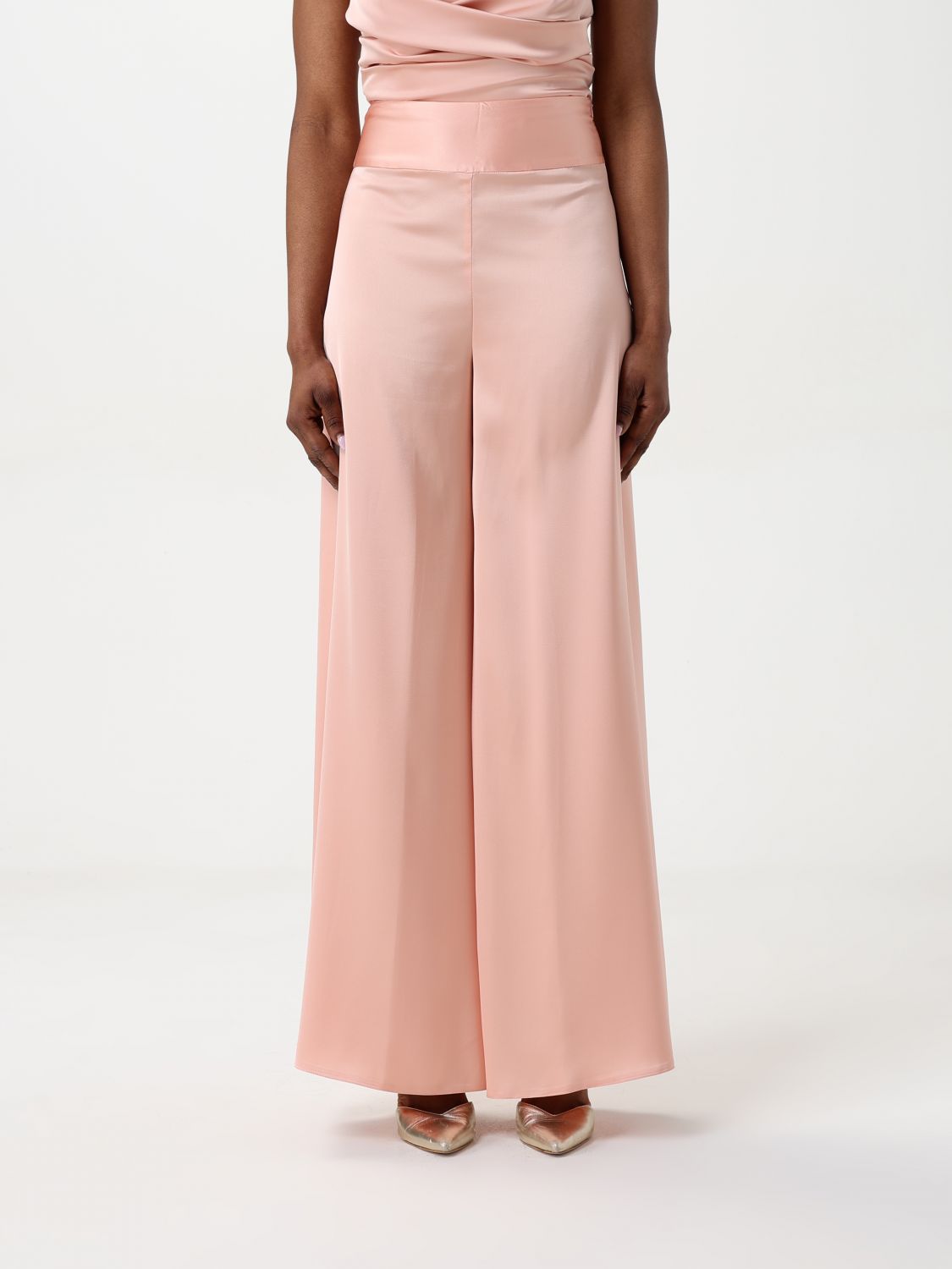 H Couture Pants Woman Color Pink In Pink