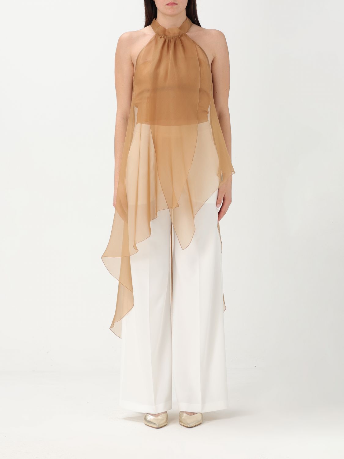 H Couture Top Damen Farbe Gold In Gold