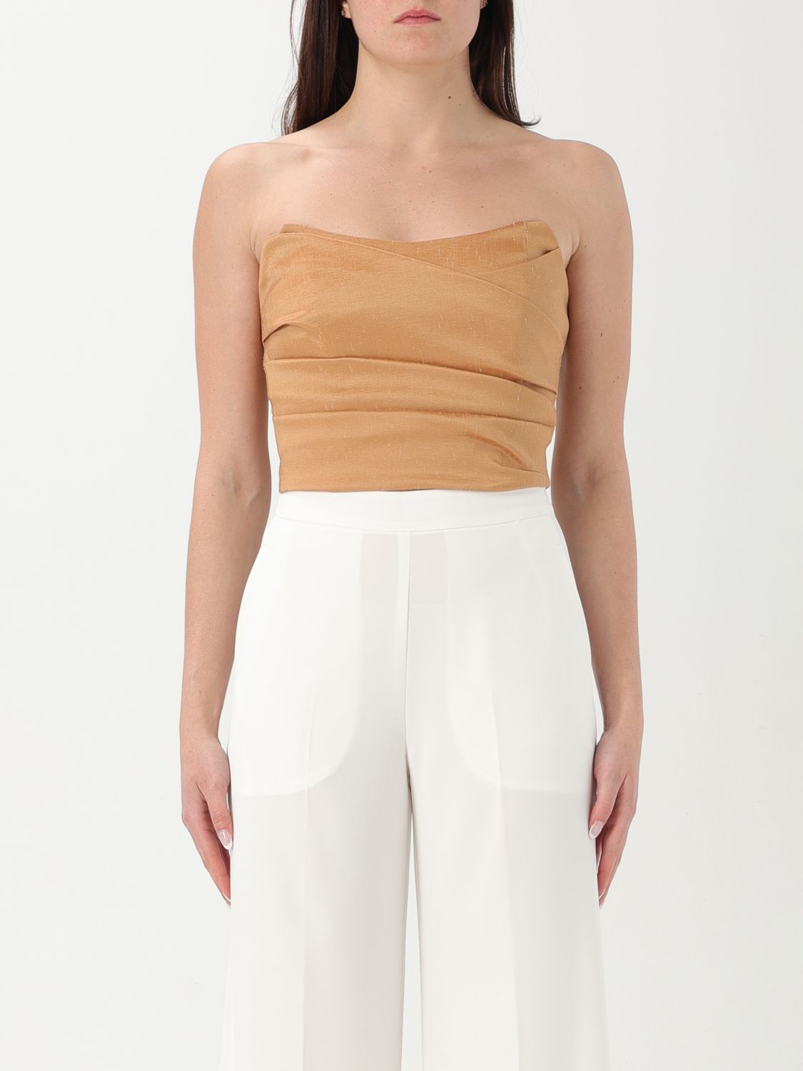 H Couture Top Damen Farbe Gold In Gold