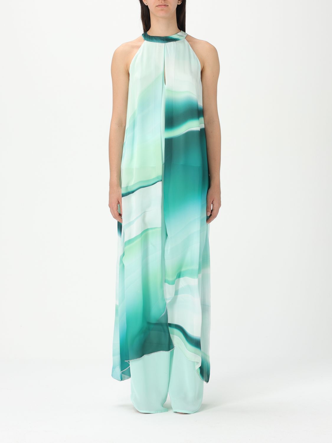 H Couture Top Woman Color Green In Green