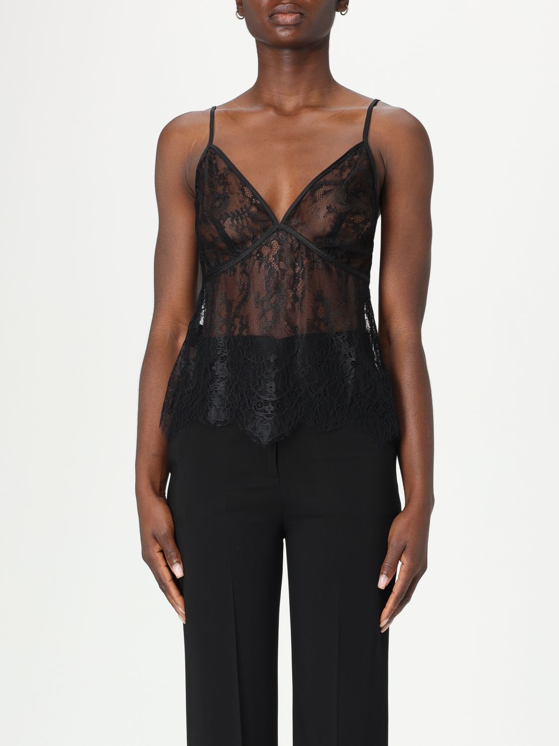 H Couture Top Woman Color Black