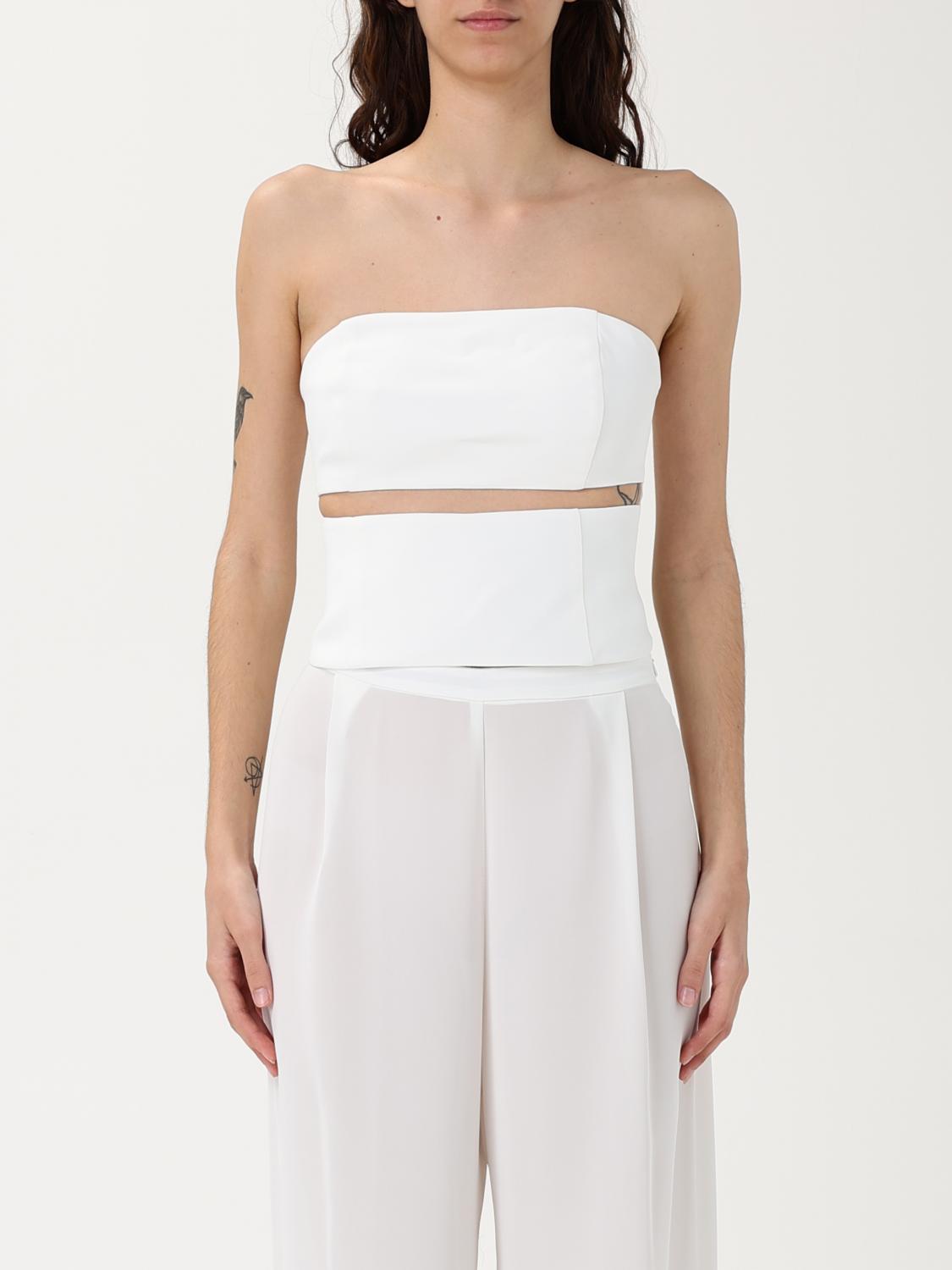 Hanita Top  Woman Color Yellow Cream In Yellow Cream