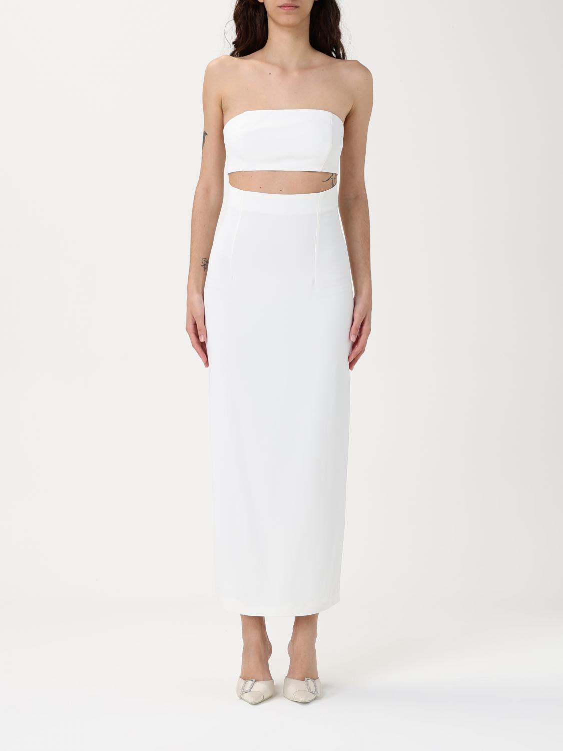 Hanita Dress Woman Color Yellow Cream In Yellow Cream