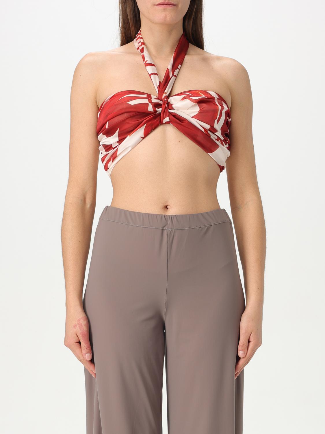 Hanita Top Woman Color Brick Red In Brick Red