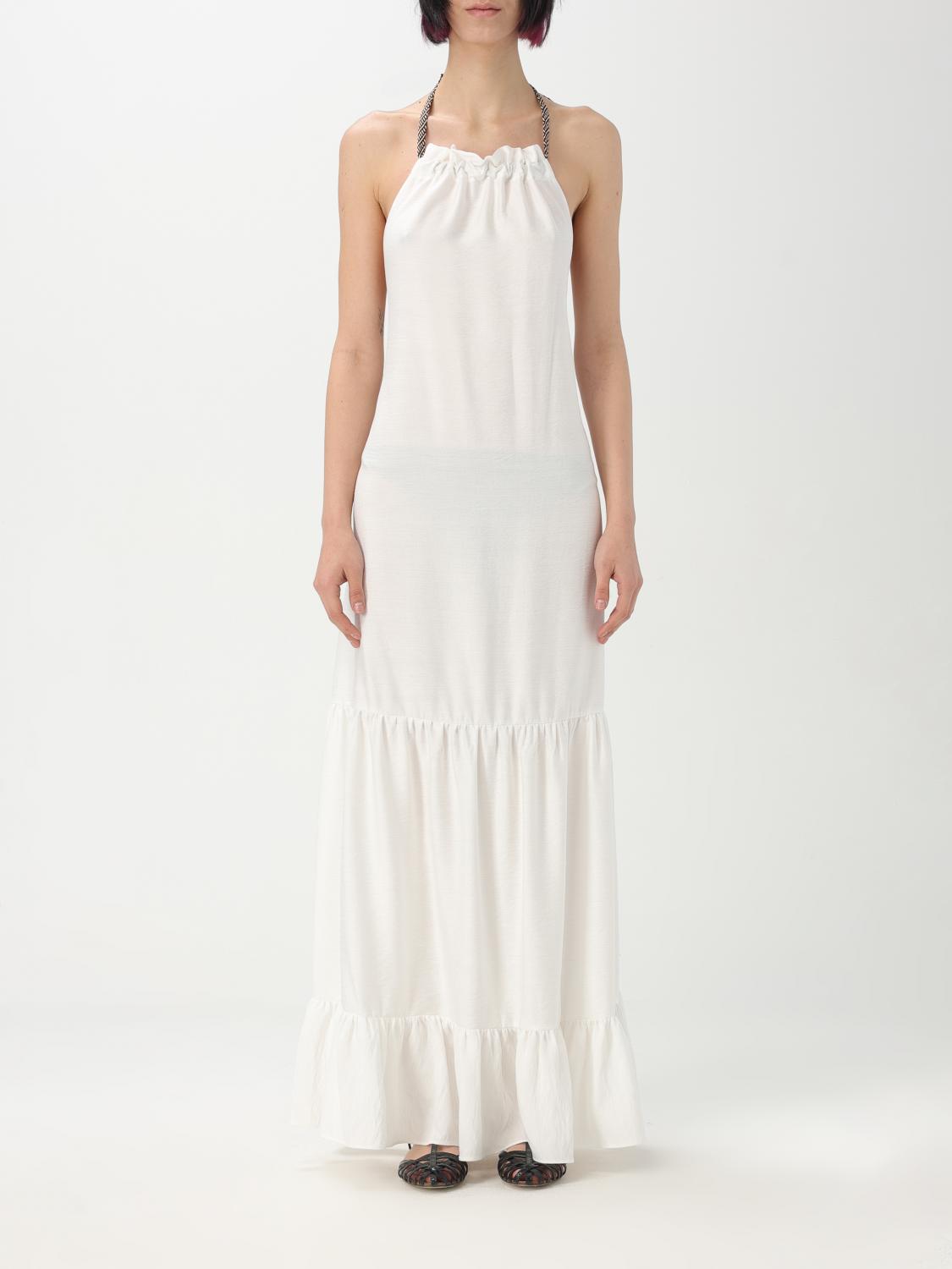 Hanita Dress Woman Color Yellow Cream In Yellow Cream
