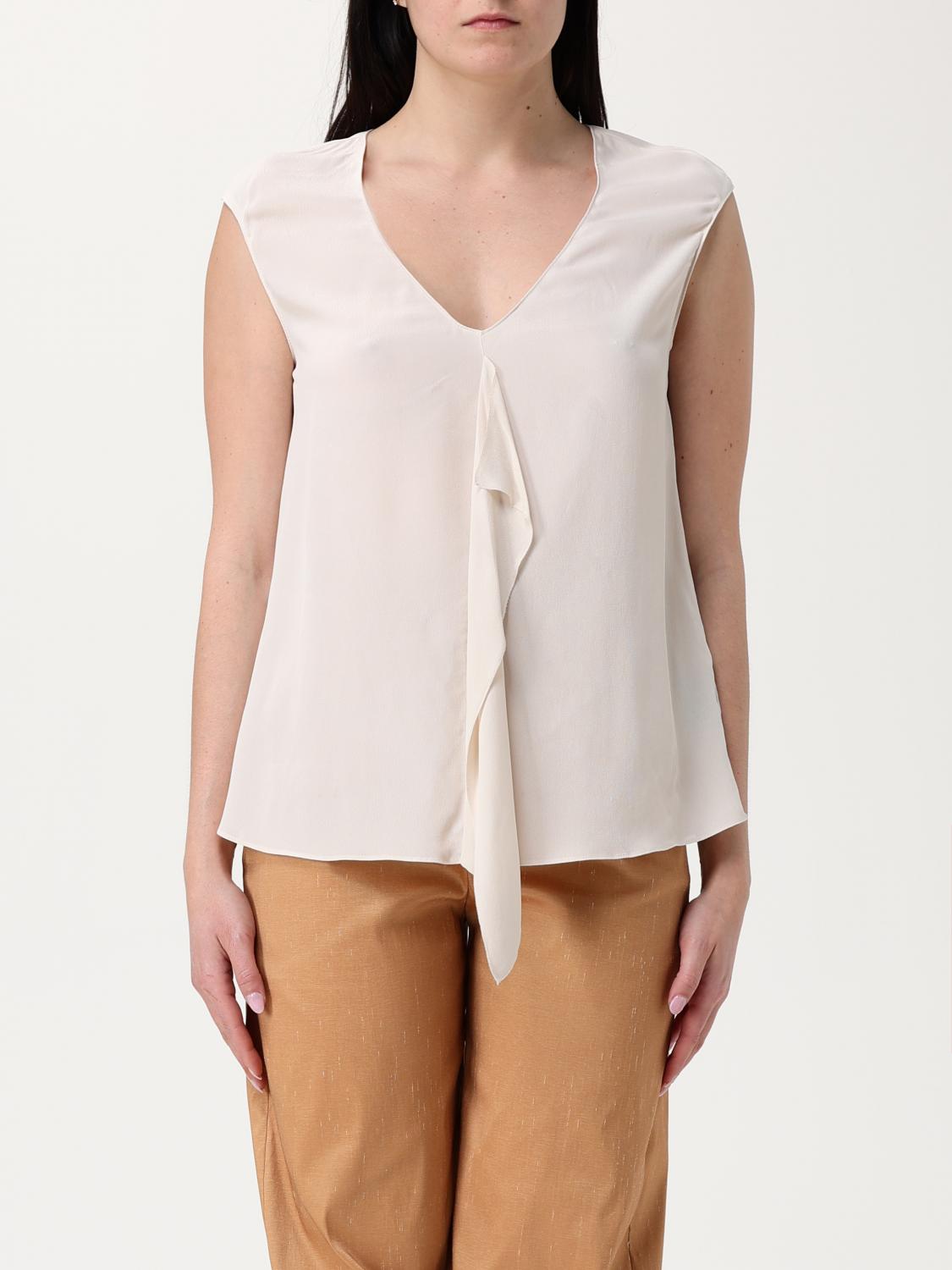 Hanita Top Woman Color Beige In Beige