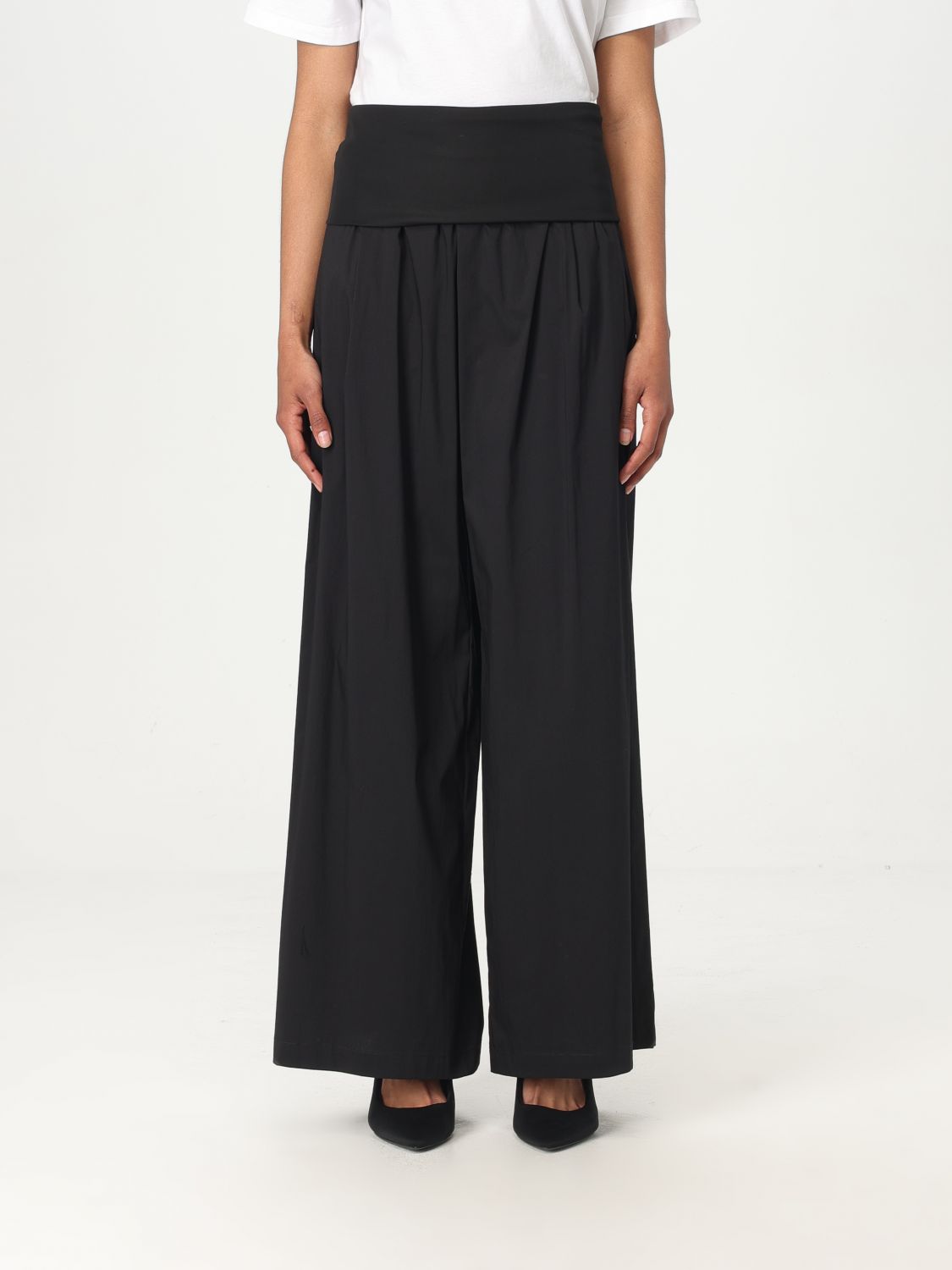 Hanita Pants Woman Color Black In Black