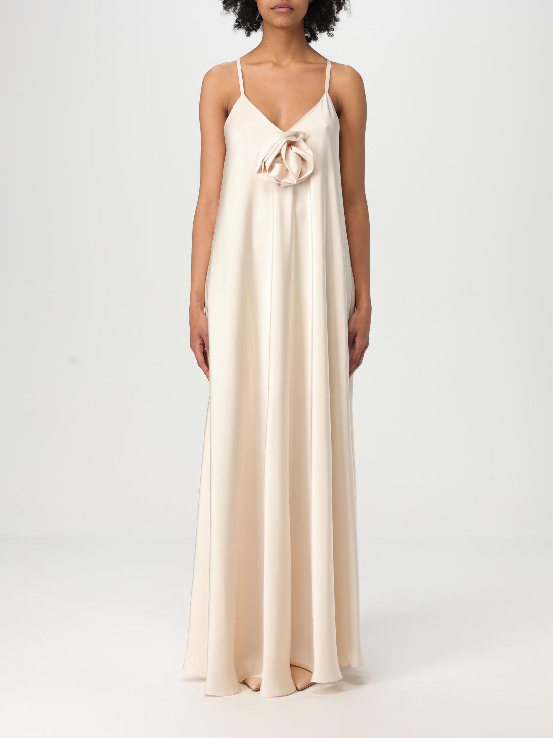 Hanita Dress Woman Color Cream In Cream