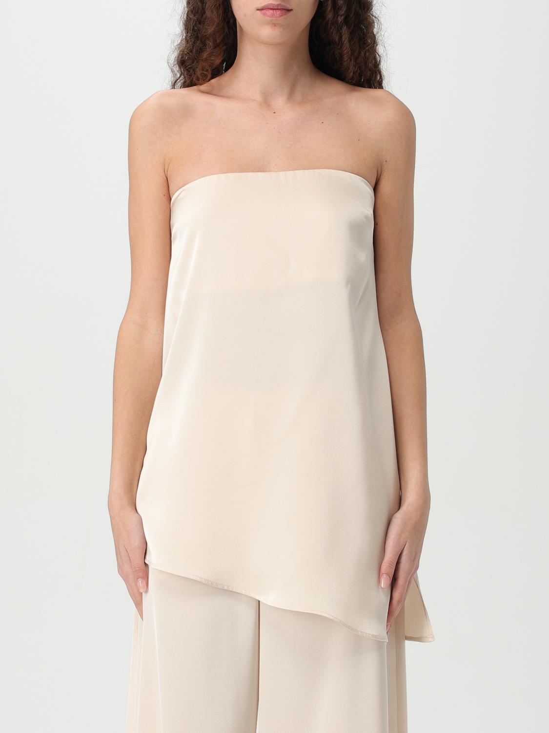 Hanita Top  Woman Color Cream In Cream