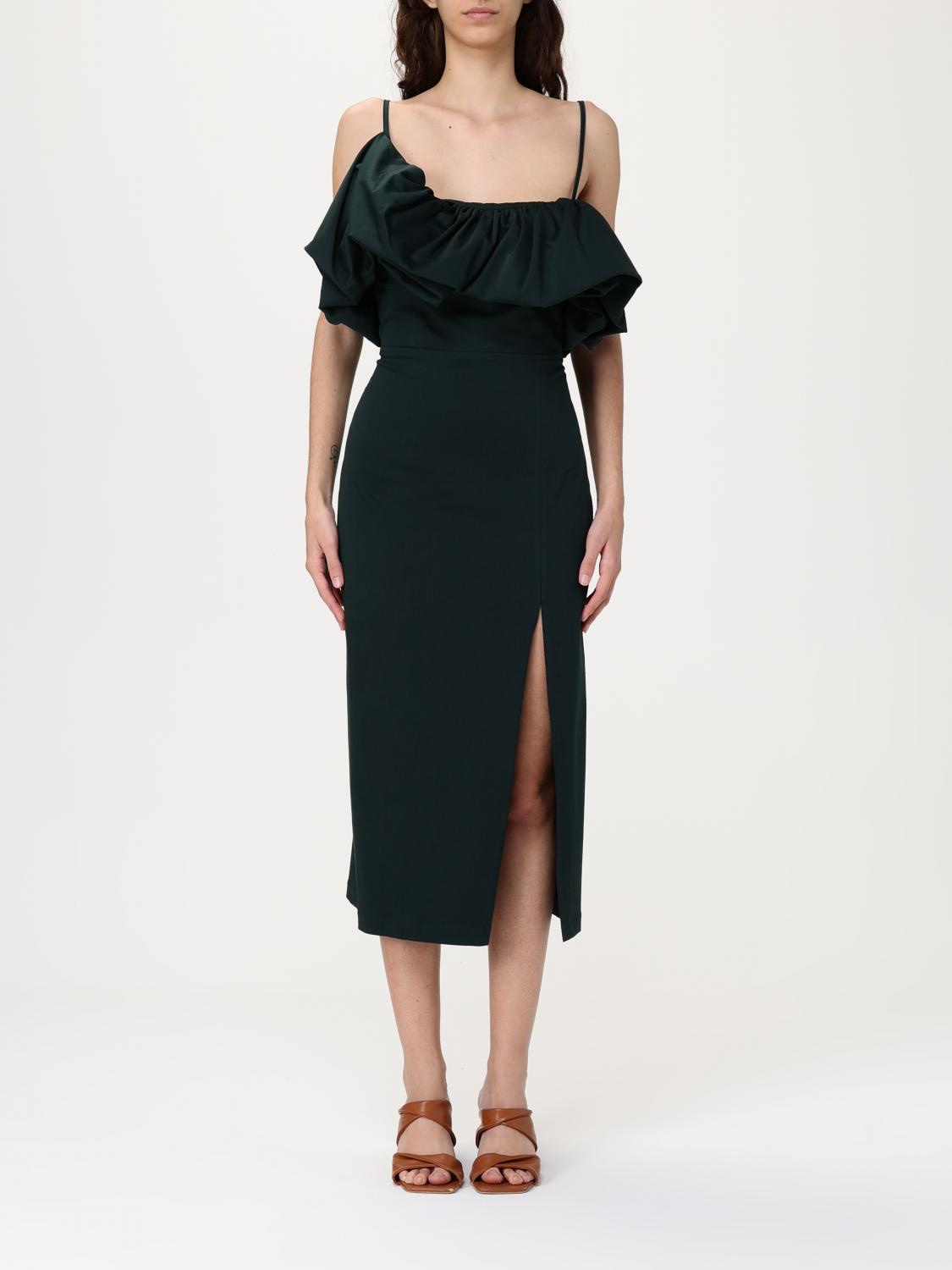 Hanita Dress Woman Color Green In Green