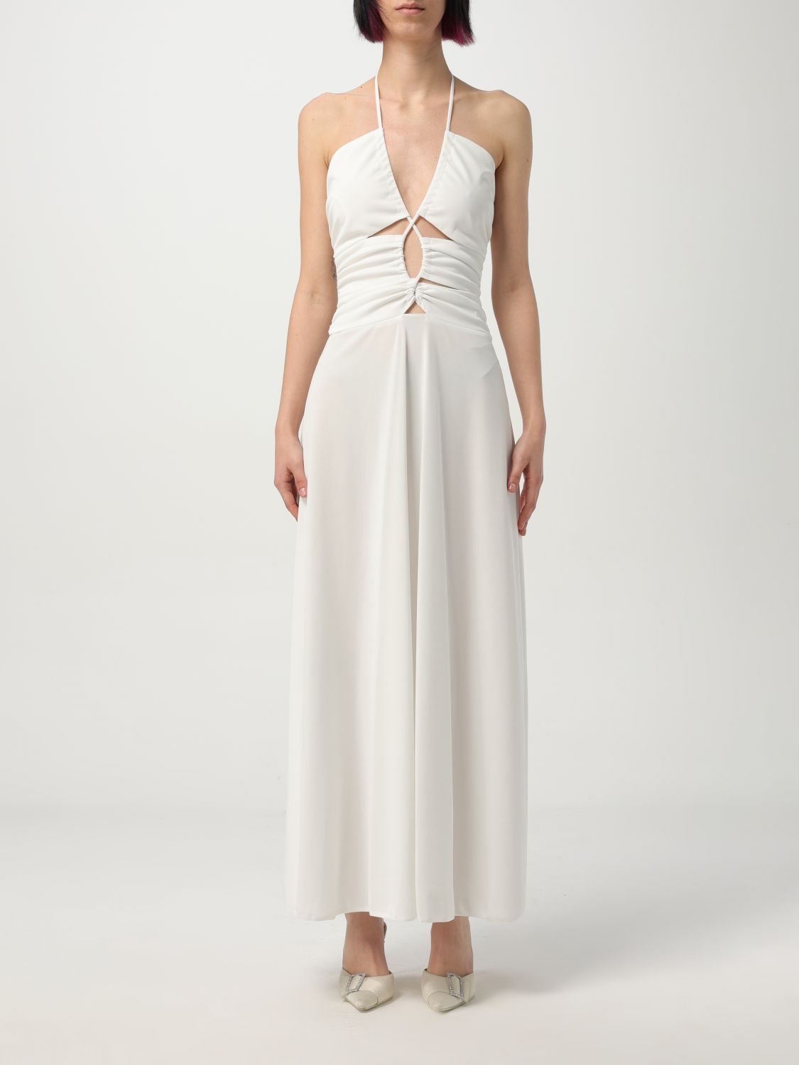 Hanita Dress Woman Color Yellow Cream In Yellow Cream