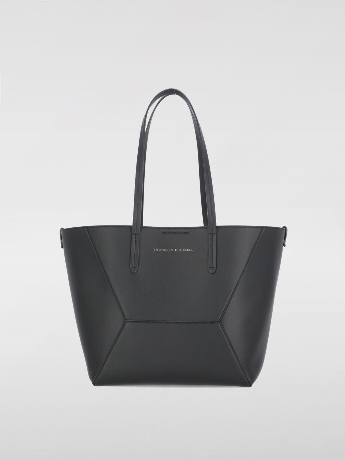 BRUNELLO CUCINELLI TOTE BAGS BRUNELLO CUCINELLI WOMAN COLOR BLACK 426105002