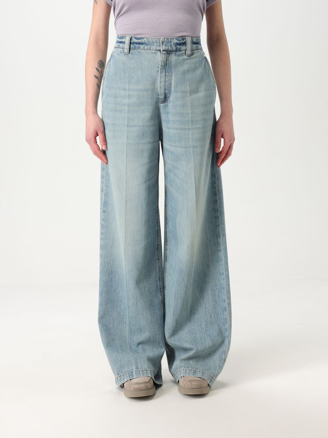 Brunello Cucinelli Jeans Damen Farbe Denim In Denim