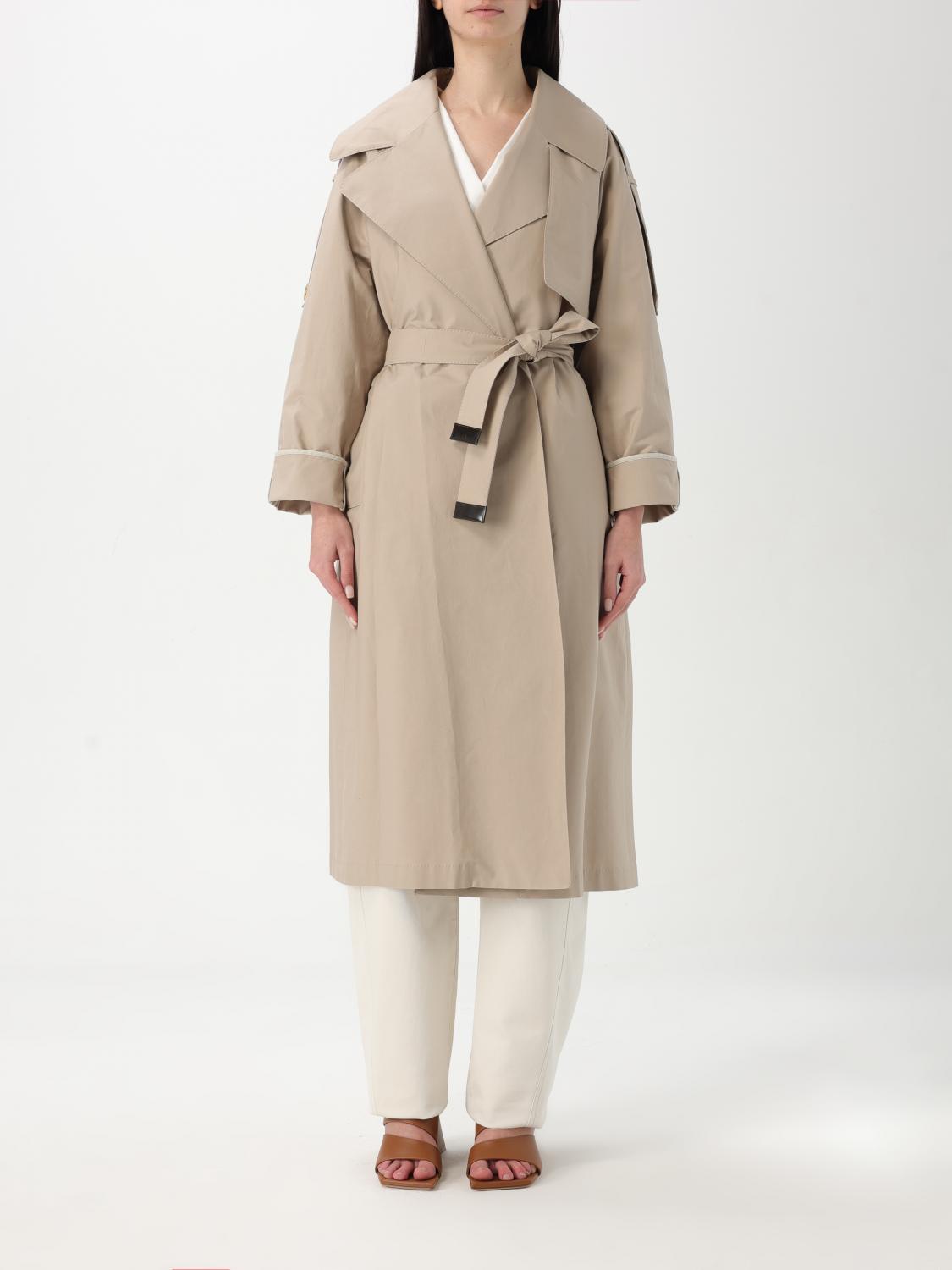 Max Mara The Cube Coats In Sand
