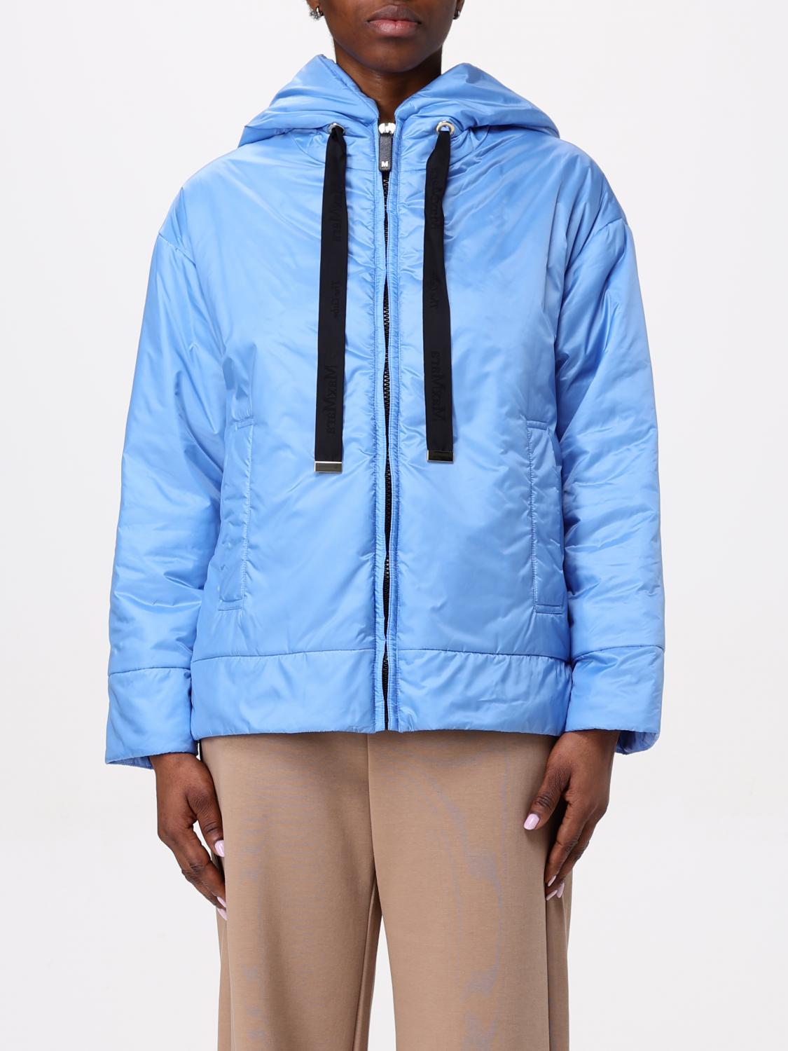 Shop Max Mara The Cube Jacket Woman Color Blue