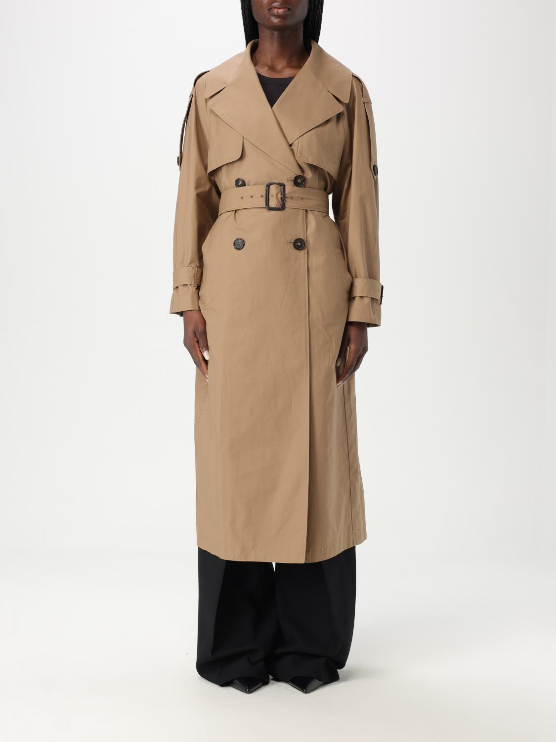 Trench Coat Woman color Camel - Max Mara The Cube - Modalova