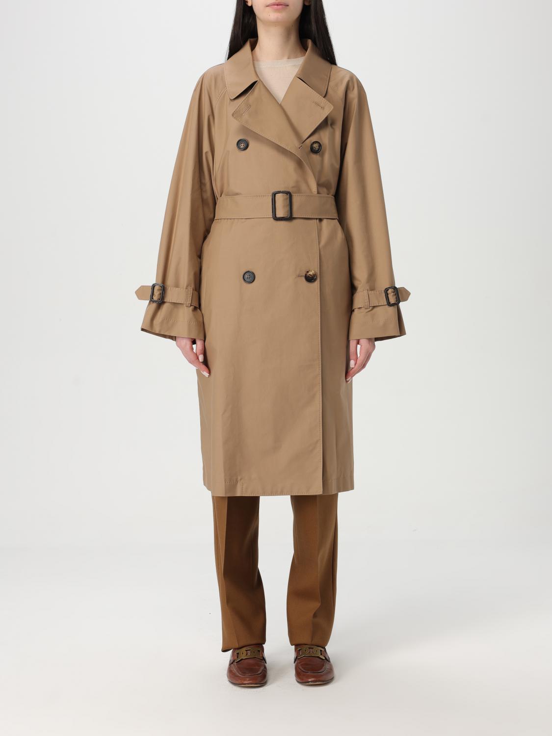 Trench Coat Woman color Camel - Max Mara The Cube - Modalova