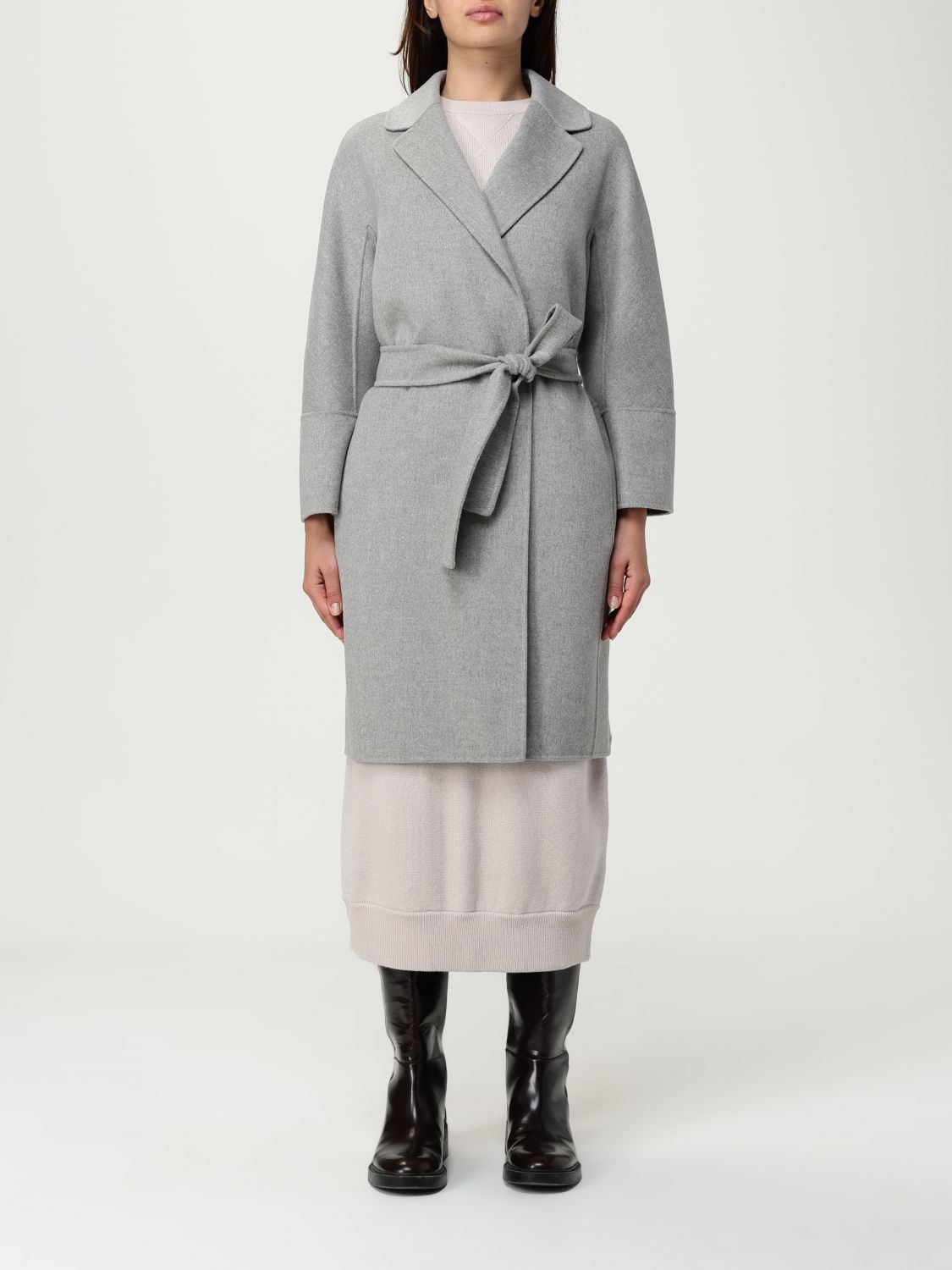 's Max Mara Mantel  Damen Farbe Grau