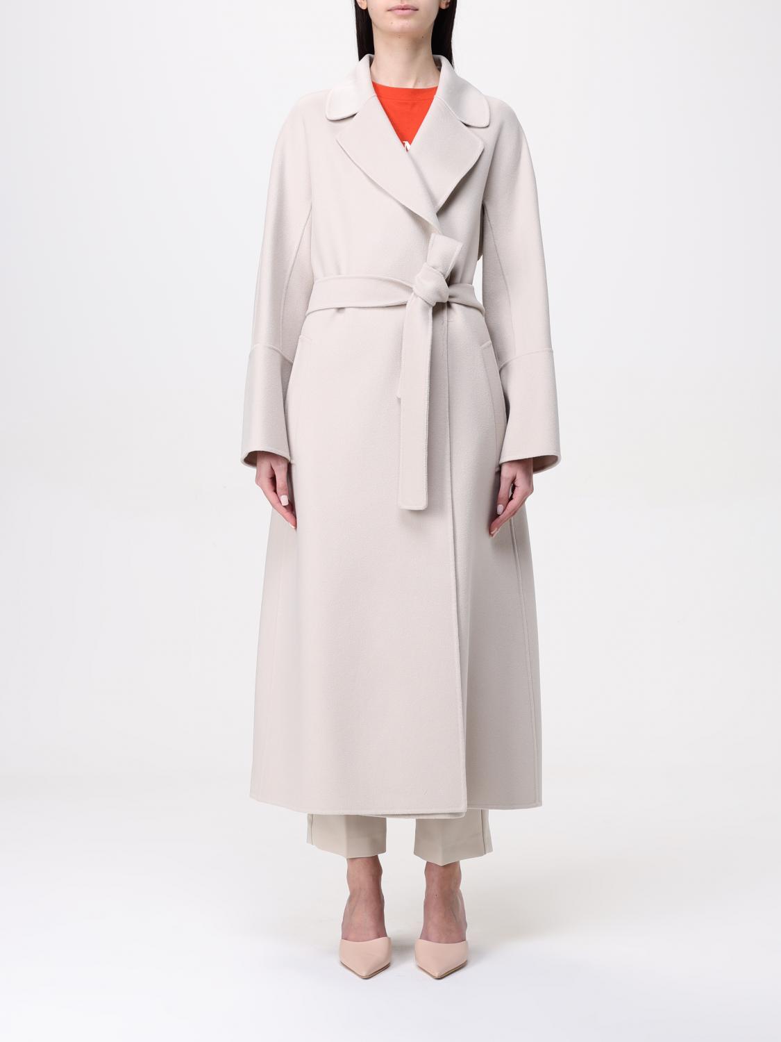 Shop 's Max Mara Coat Woman Color Beige