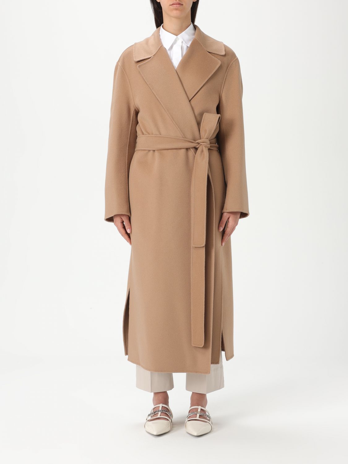 Coat 'S MAX MARA Woman color Camel - 's Max Mara - Modalova