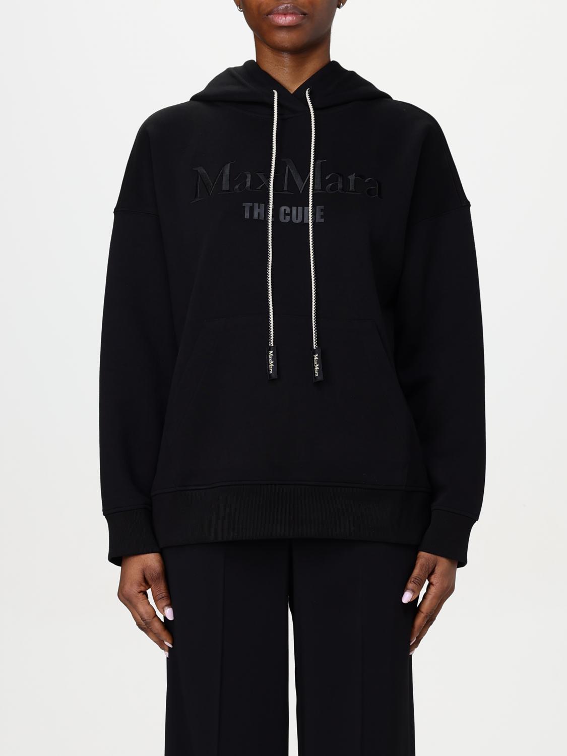 's Max Mara Technical Jersey Sweatshirt In Black