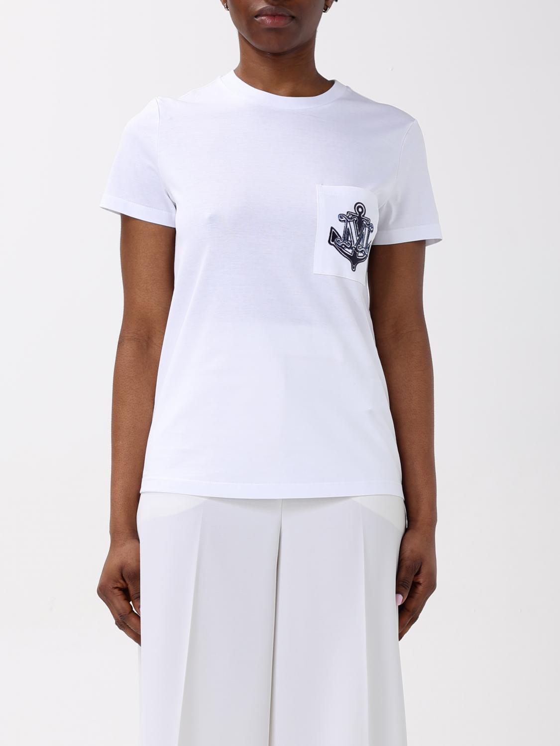 Max Mara Top Woman White In White
