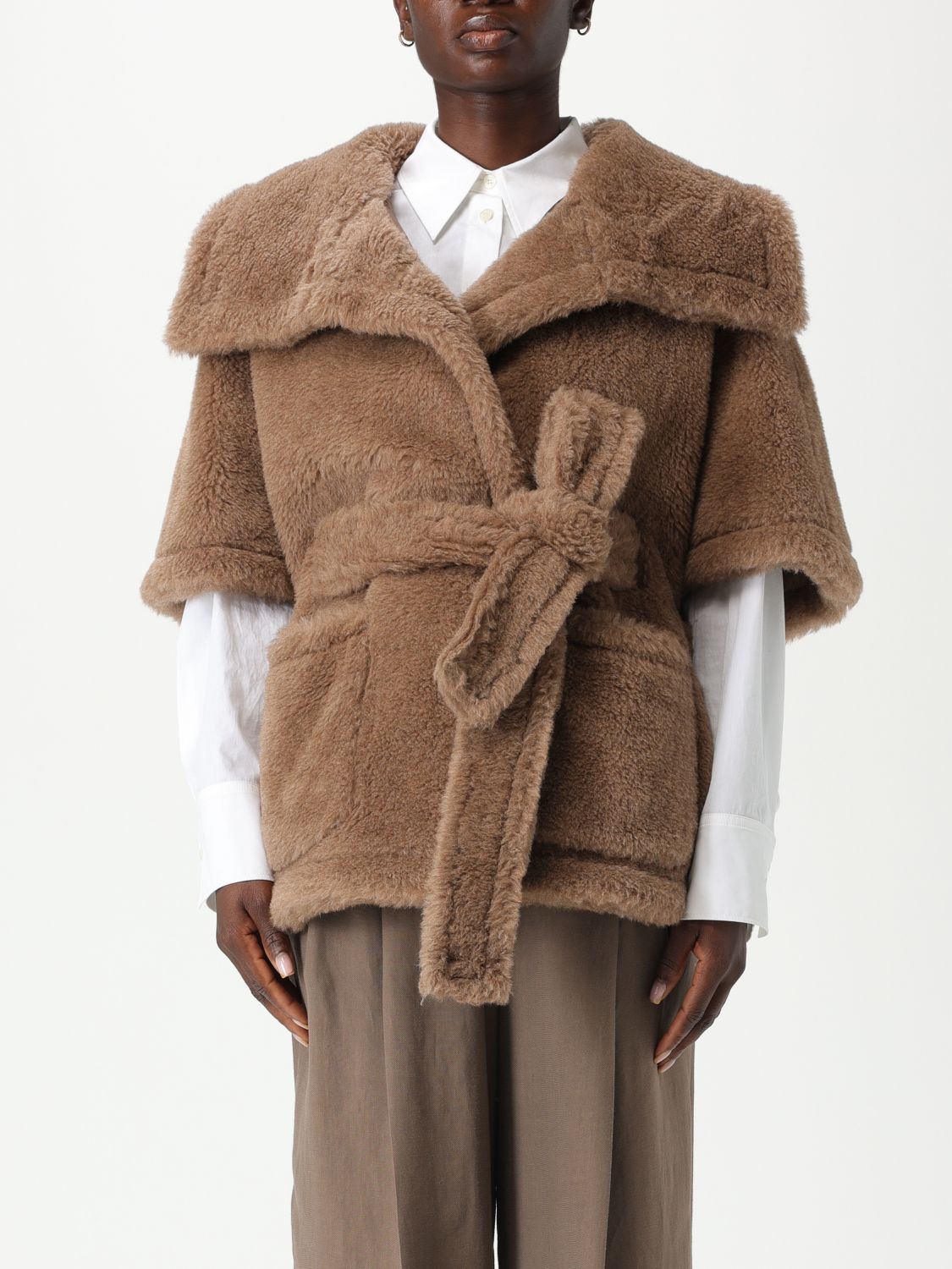 Max Mara Cape  Woman Colour Natural