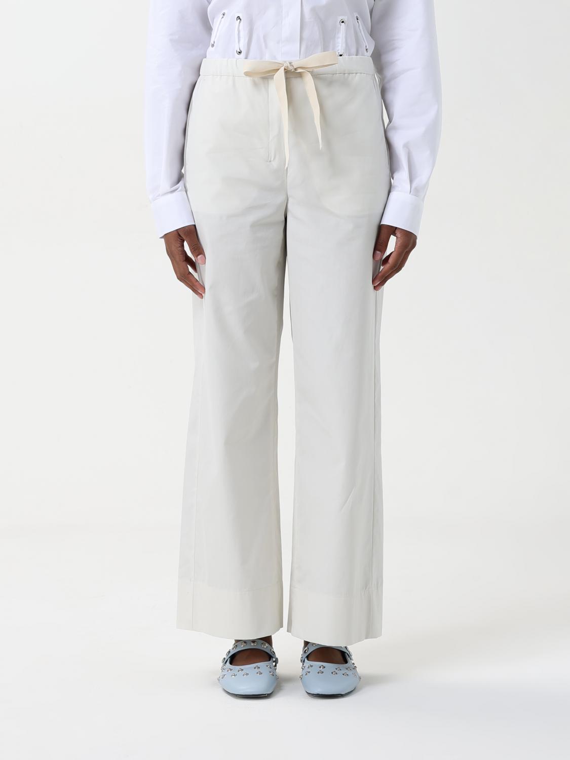 'S MAX MARA PANTS 'S MAX MARA WOMAN COLOR ECRU 426205029