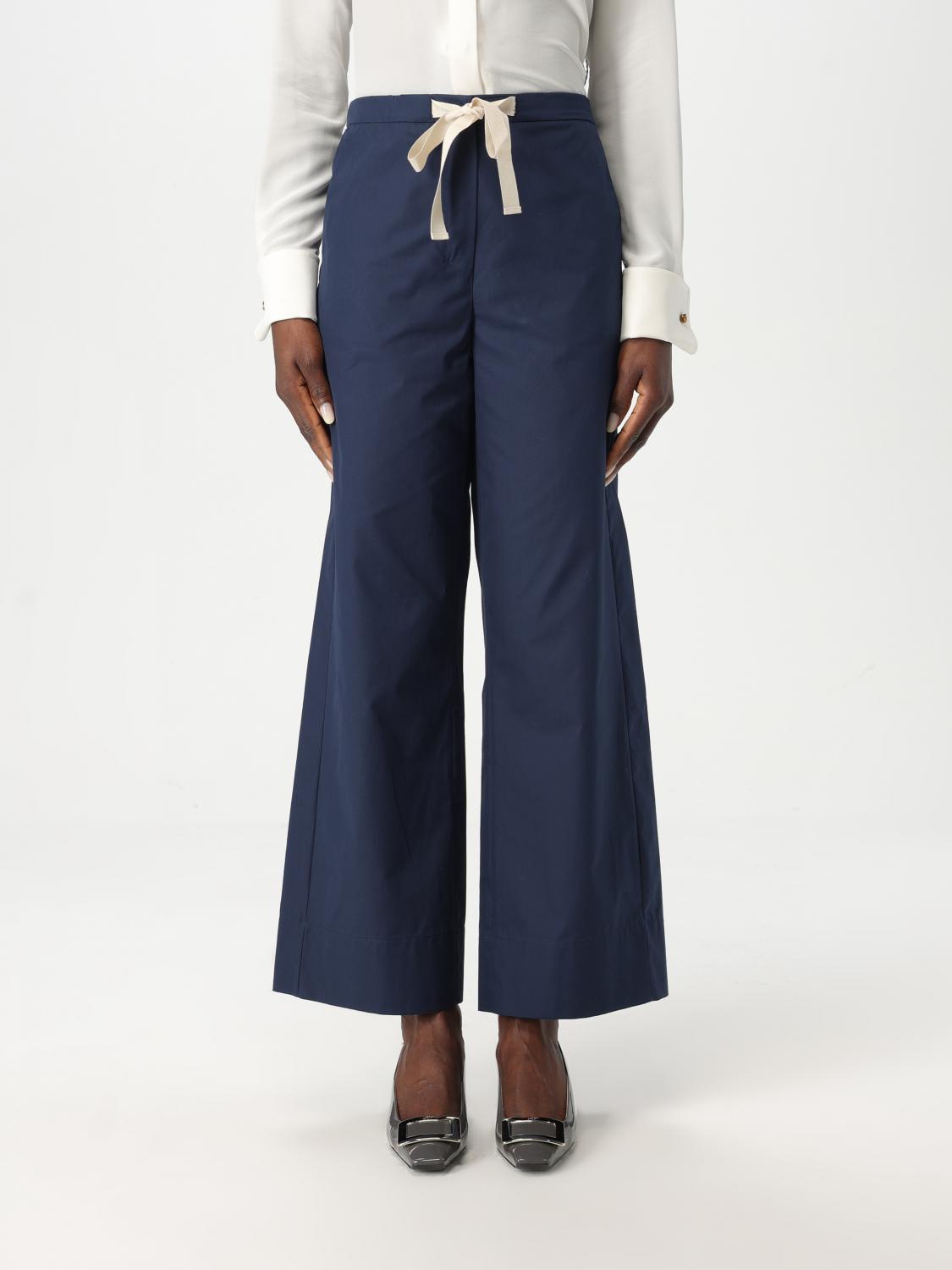 'S MAX MARA PANTS 'S MAX MARA WOMAN COLOR NAVY 426205045