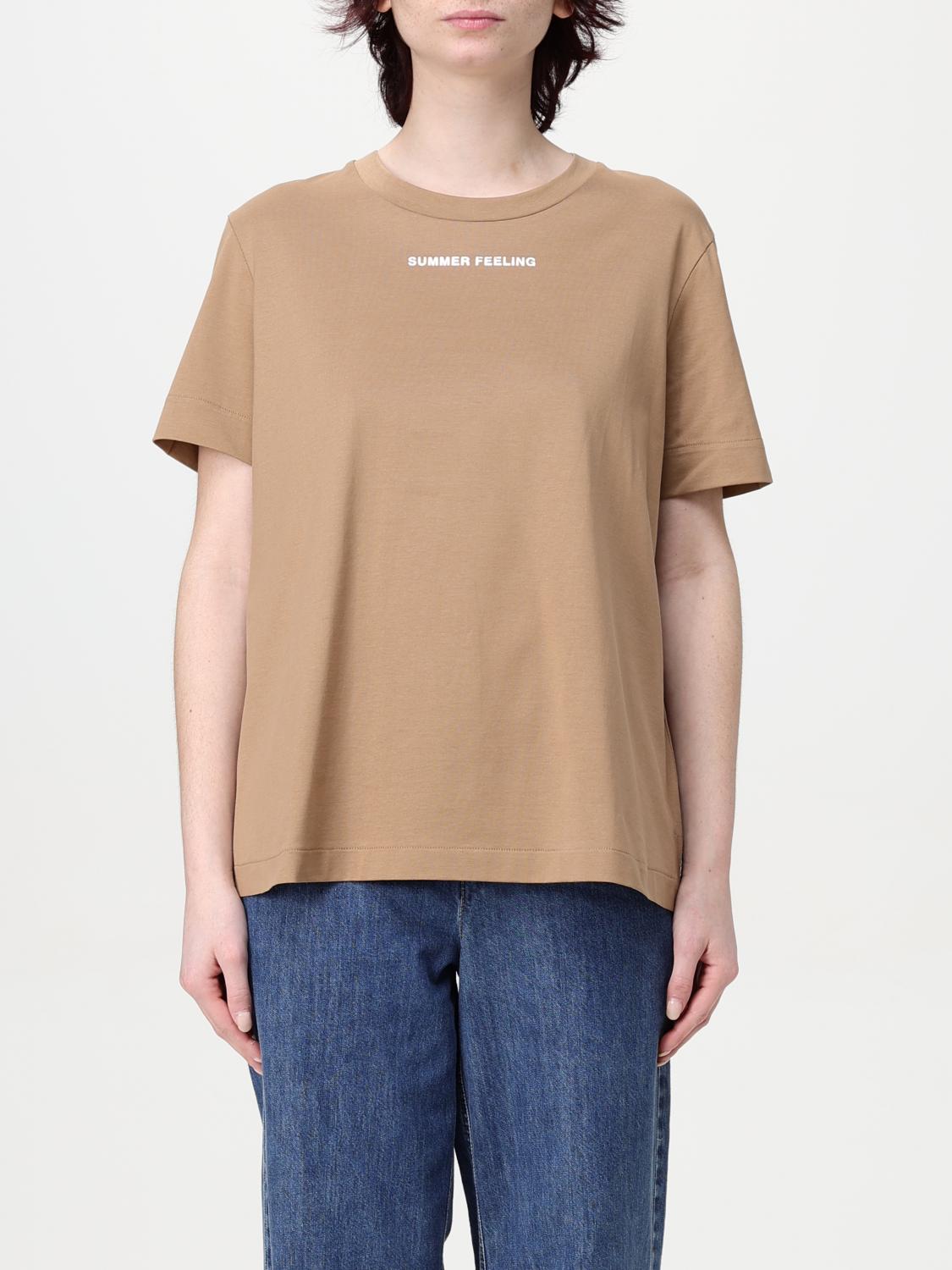 S Max Mara Lusso T-shirt In Natural
