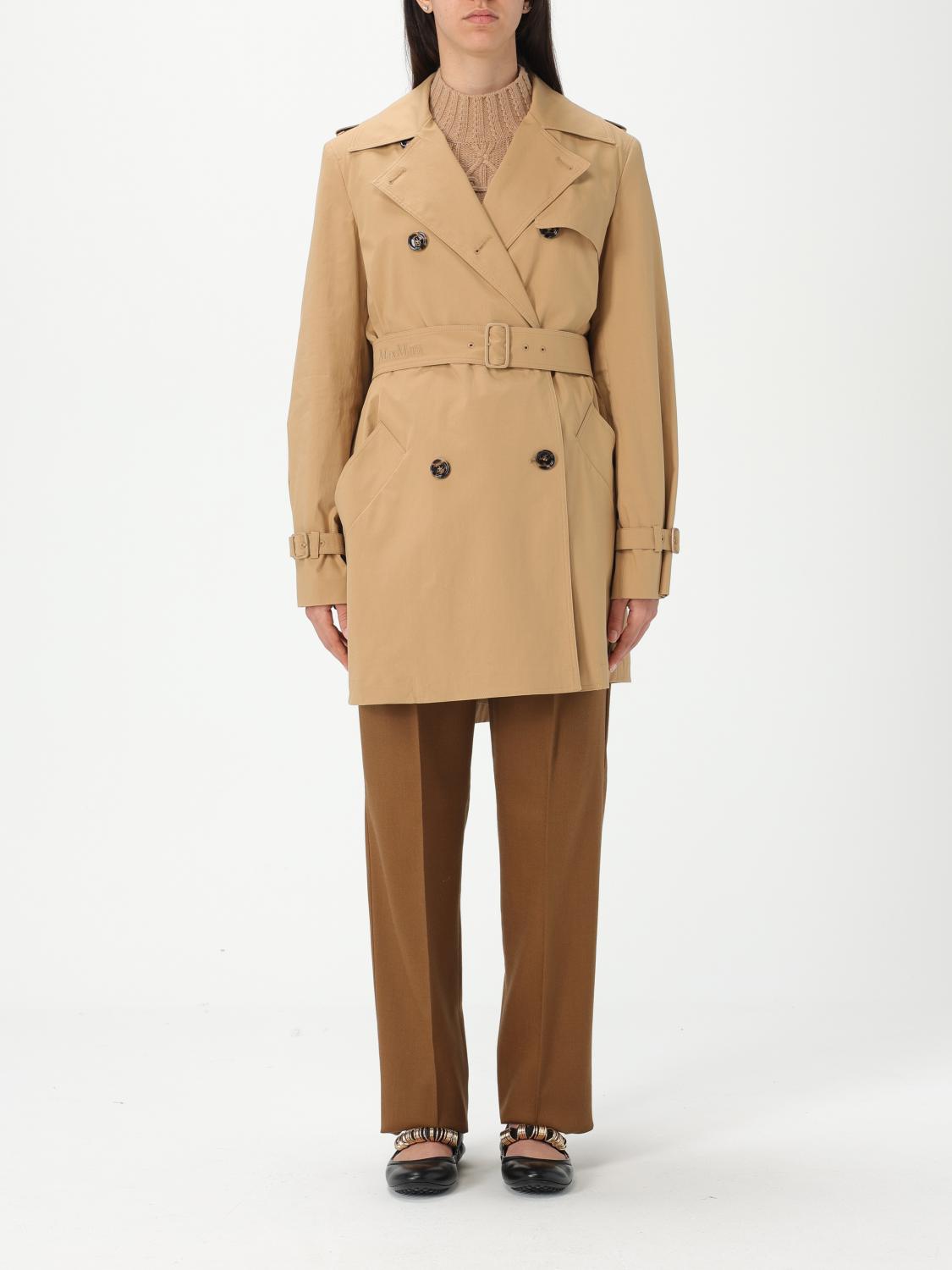Max Mara Jacket  Woman Color Leather In Brown
