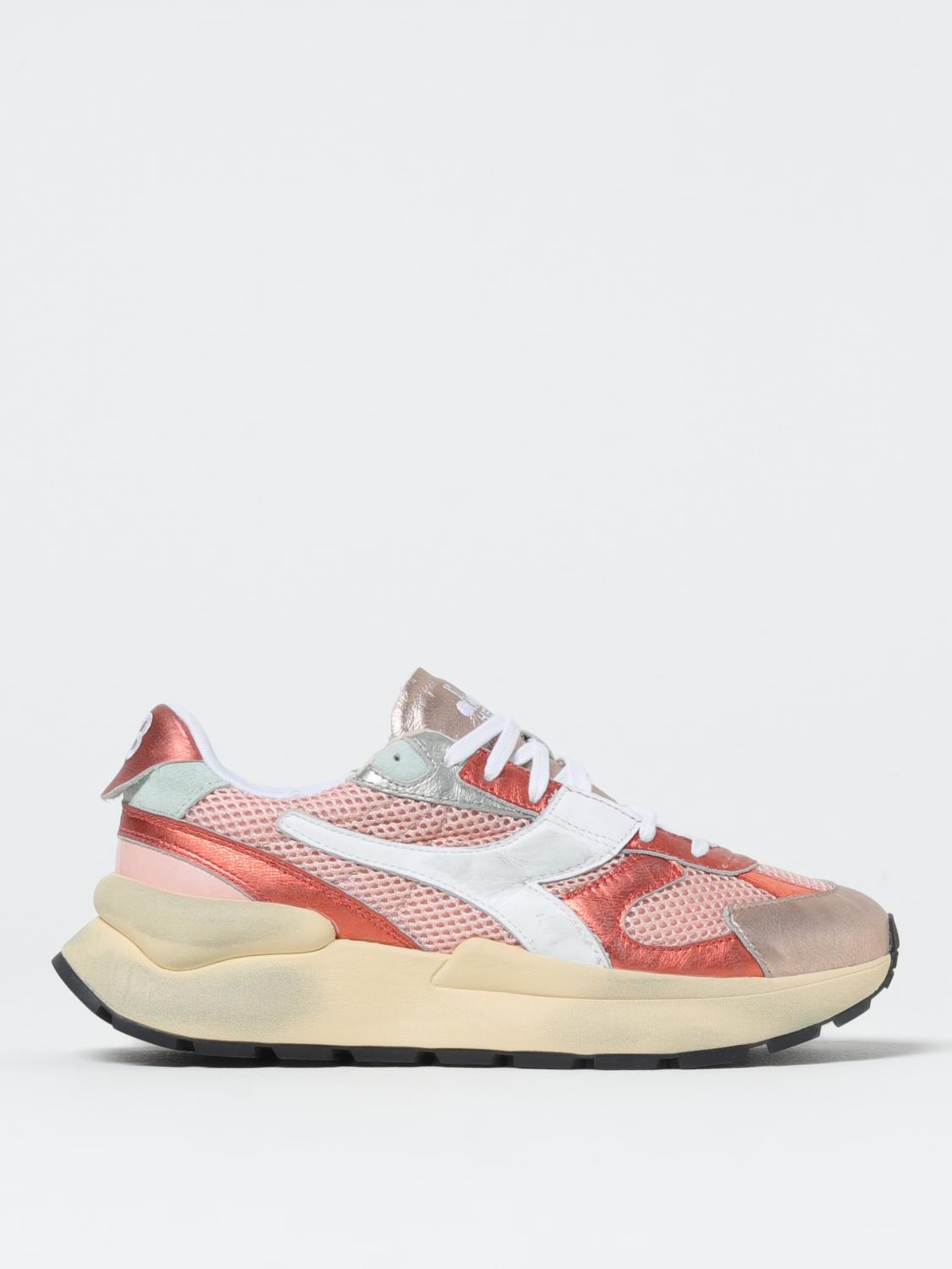 Shop Diadora Sneakers Heritage Woman Color Pink