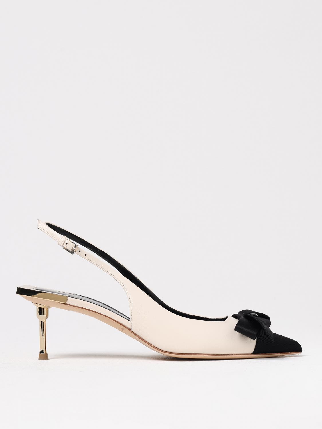 Elisabetta Franchi High Heel Shoes Woman Color White In White