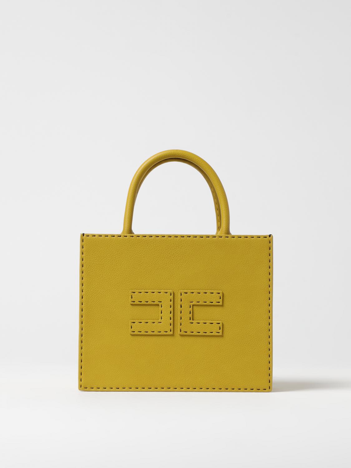 Shop Elisabetta Franchi Handbag Woman Color Orange