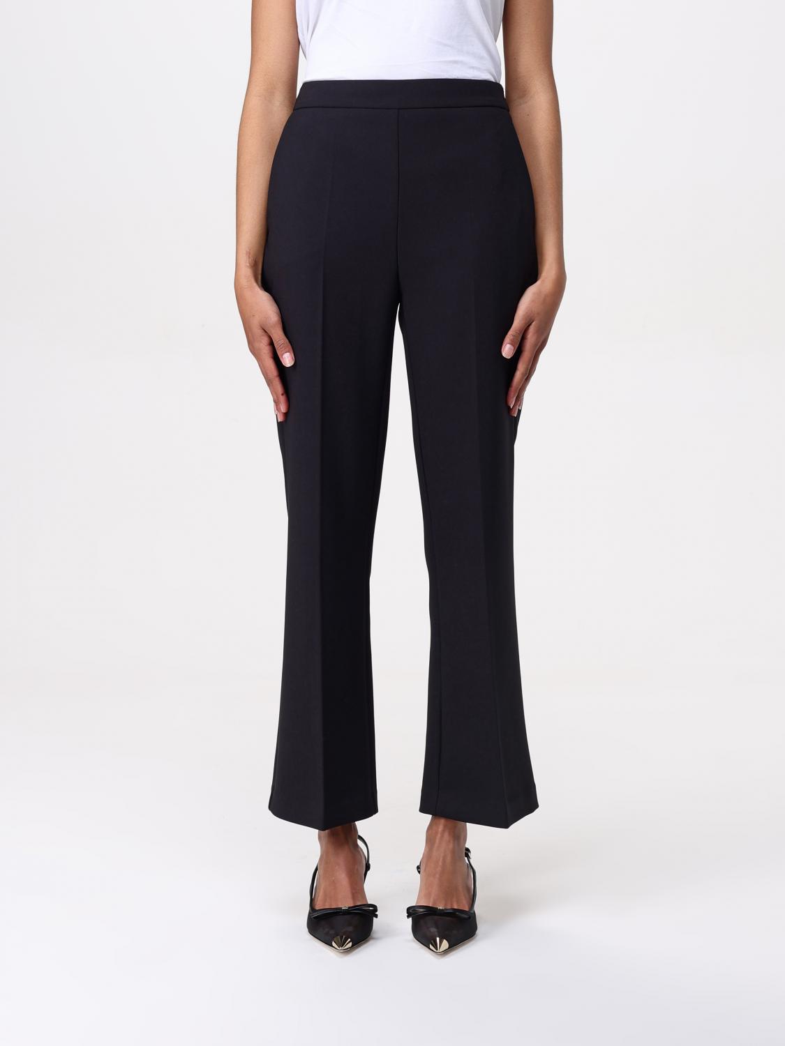 Elisabetta Franchi Pants Woman Color Black In Black
