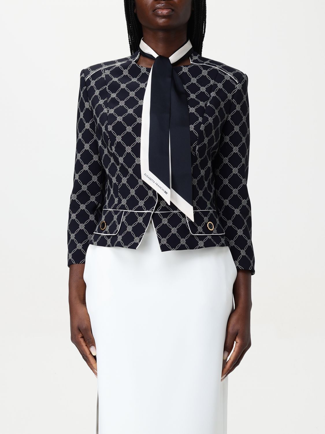 Elisabetta Franchi Blazer Woman Color Yellow In Yellow