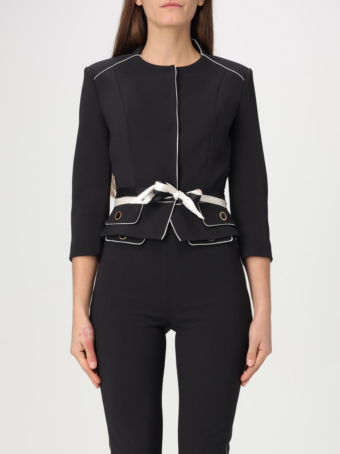 Elisabetta Franchi Blazer  Woman Color Black In Black