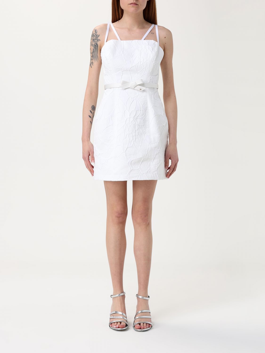 Elisabetta Franchi Dress  Woman Color Ivory